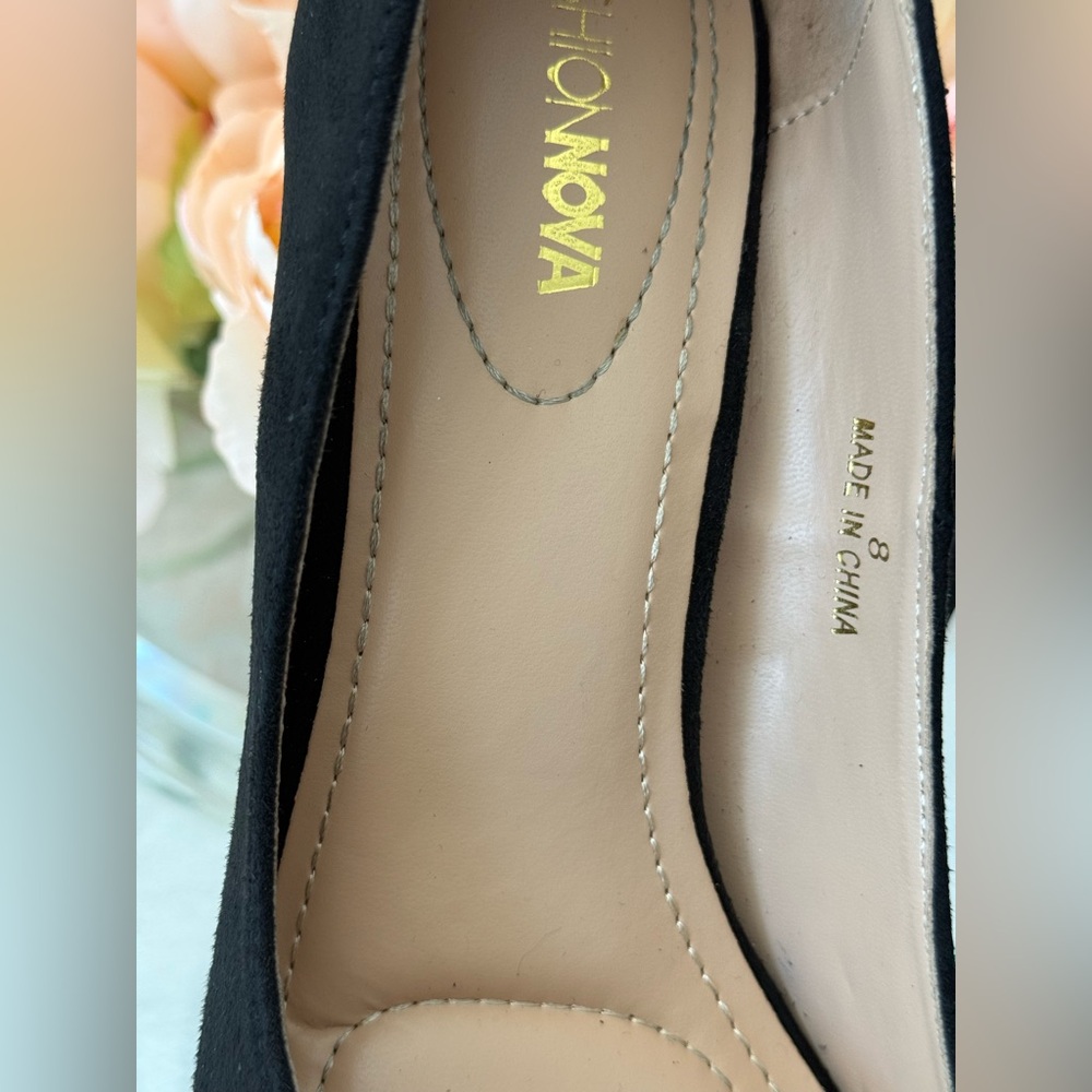 Fashion Nova Elegant Black Heels - Picture 7 of 8